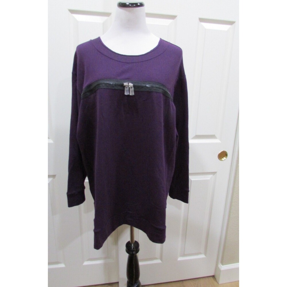 BREAKFAST IN TOKYO /NOBLU PURPLE BIG TOP SIZE XL (MISMARKED AS S) NEW/TAGS